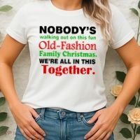 Fun Old Fashion Family Christmas Women's T-Shirt thumb 2