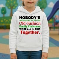 Fun Old Fashion Family Christmas Kids Hoodie thumb 3