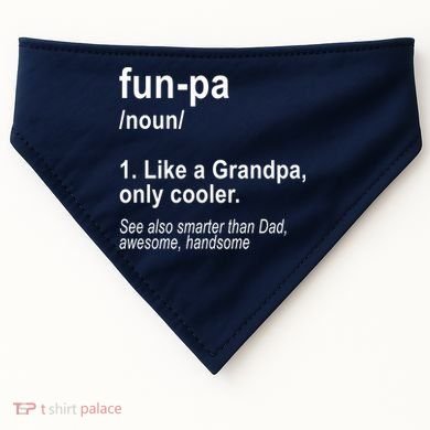 Fun-pa Fun Papa USA-Made Doggie Bandana