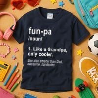 Fun-pa Fun Papa Kids T-Shirt thumb 3