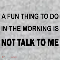 Fun Thing To Do In The Morning Is Not Talk To Me Sarcastic Kids Sweatshirt thumb 2