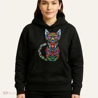 Fun Trippy Cat Hoodie thumb 5