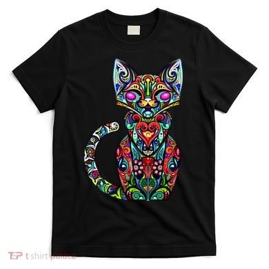 Fun Trippy Cat T-Shirt