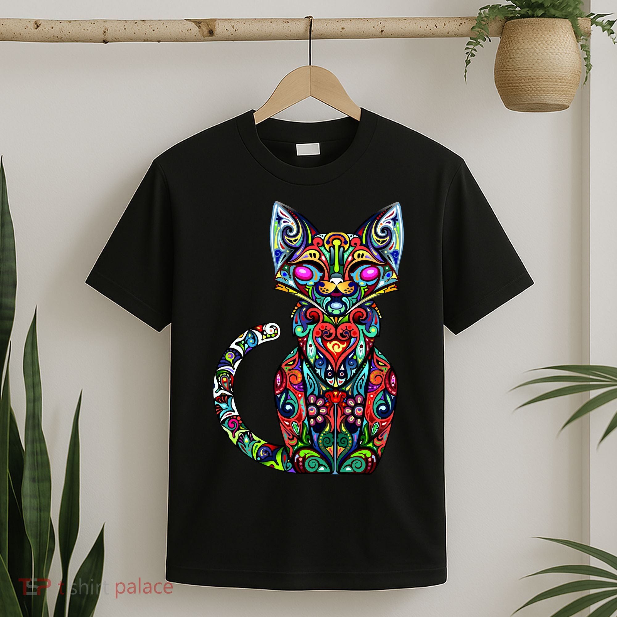 Fun Trippy Cat T-Shirt