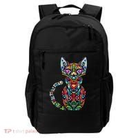 Fun Trippy Cat Backpack thumb 0