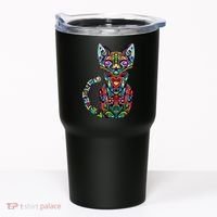 Fun Trippy Cat Tumbler thumb 0