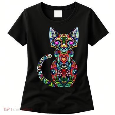 Fun Trippy Cat Women's T-Shirt