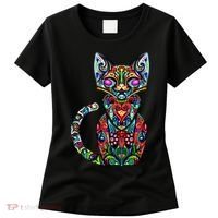 Fun Trippy Cat Women's T-Shirt thumb 0
