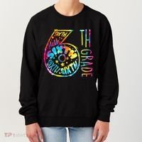 Fun Tye Dyed Sixth 6th Grade Women's Sweatshirt thumb 0