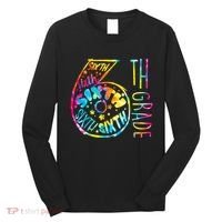 Fun Tye Dyed Sixth 6th Grade Long Sleeve Shirt thumb 0
