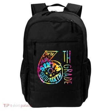Fun Tye Dyed Sixth 6th Grade Backpack