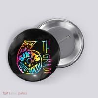 Fun Tye Dyed Sixth 6th Grade Button thumb 0