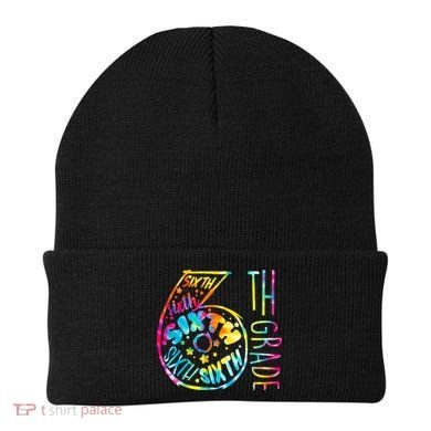 Fun Tye Dyed Sixth 6th Grade Beanie