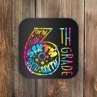 Fun Tye Dyed Sixth 6th Grade Coaster thumb 0