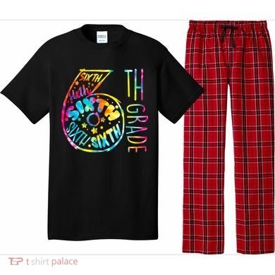 Fun Tye Dyed Sixth 6th Grade Pajama Set