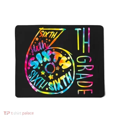 Fun Tye Dyed Sixth 6th Grade Mousepad