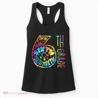 Fun Tye Dyed Sixth 6th Grade Women's Tank Top thumb 0
