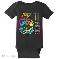 Fun Tye Dyed Sixth 6th Grade Baby Bodysuit thumb 0