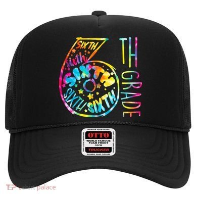 Fun Tye Dyed Sixth 6th Grade Hat