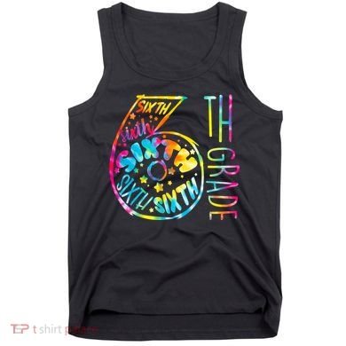 Fun Tye Dyed Sixth 6th Grade Tank Top