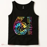 Fun Tye Dyed Sixth 6th Grade Tank Top thumb 2
