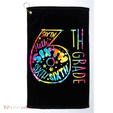 Fun Tye Dyed Sixth 6th Grade Golf Towel