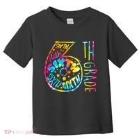 Fun Tye Dyed Sixth 6th Grade Toddler T-Shirt thumb 0