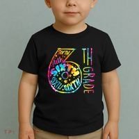 Fun Tye Dyed Sixth 6th Grade Toddler T-Shirt thumb 2