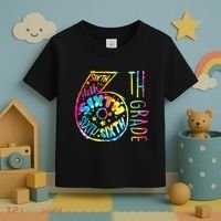 Fun Tye Dyed Sixth 6th Grade Toddler T-Shirt thumb 3