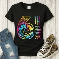 Fun Tye Dyed Sixth 6th Grade Women's T-Shirt thumb 3