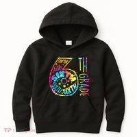 Fun Tye Dyed Sixth 6th Grade Kids Hoodie thumb 0