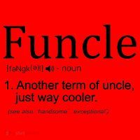 Funcle Definition Another Term For Uncle Just Way Cooler Santa Hat thumb 1