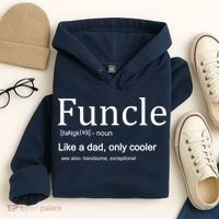 Funcle Definition Like Dad Only Cooler Hoodie thumb 4