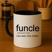 Funcle Definition Uncle Like Dad Only Cooler Coffee Mug thumb 4