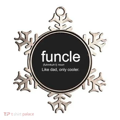 Funcle Definition Uncle Like Dad Only Cooler Ornament