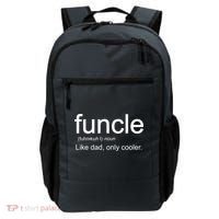 Funcle Definition Uncle Like Dad Only Cooler Backpack thumb 0