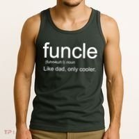 Funcle Definition Uncle Like Dad Only Cooler Tank Top thumb 3
