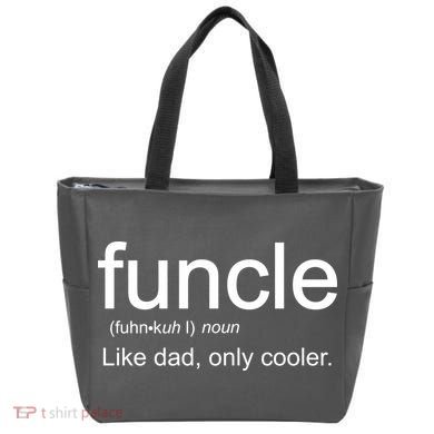 Funcle Definition Uncle Like Dad Only Cooler Tote Bag
