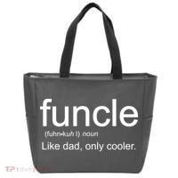 Funcle Definition Uncle Like Dad Only Cooler Tote Bag thumb 0