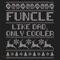 Funcle Like A Dad Only Cooler Ugly Christmas  Hat thumb 2