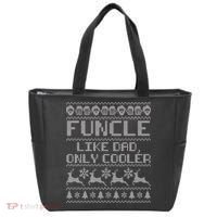 Funcle Like A Dad Only Cooler Ugly Christmas  Tote Bag thumb 0