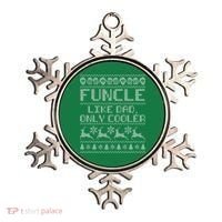 Funcle Like A Dad Only Cooler Ugly Christmas  Ornament thumb 0
