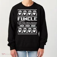 Funcle Like Dad Only Cooler Ugly Christmas Women's Sweatshirt thumb 0