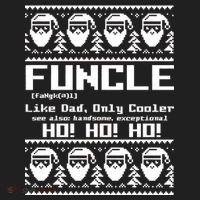 Funcle Like Dad Only Cooler Ugly Christmas Beanie thumb 2