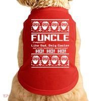 Funcle Like Dad Only Cooler Ugly Christmas Doggie Tank thumb 0