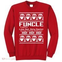 Funcle Like Dad Only Cooler Ugly Christmas Sweatshirt thumb 0