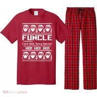 Funcle Like Dad Only Cooler Ugly Christmas Pajama Set thumb 0