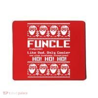 Funcle Like Dad Only Cooler Ugly Christmas Mousepad thumb 0