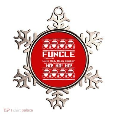 Funcle Like Dad Only Cooler Ugly Christmas Ornament