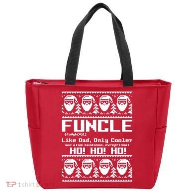 Funcle Like Dad Only Cooler Ugly Christmas Tote Bag